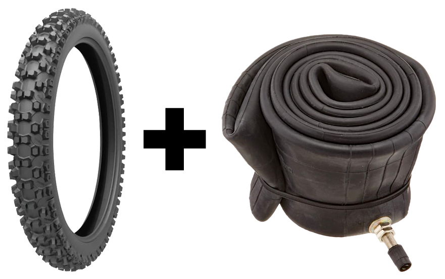 Tire + Inner Tube 70/100-19